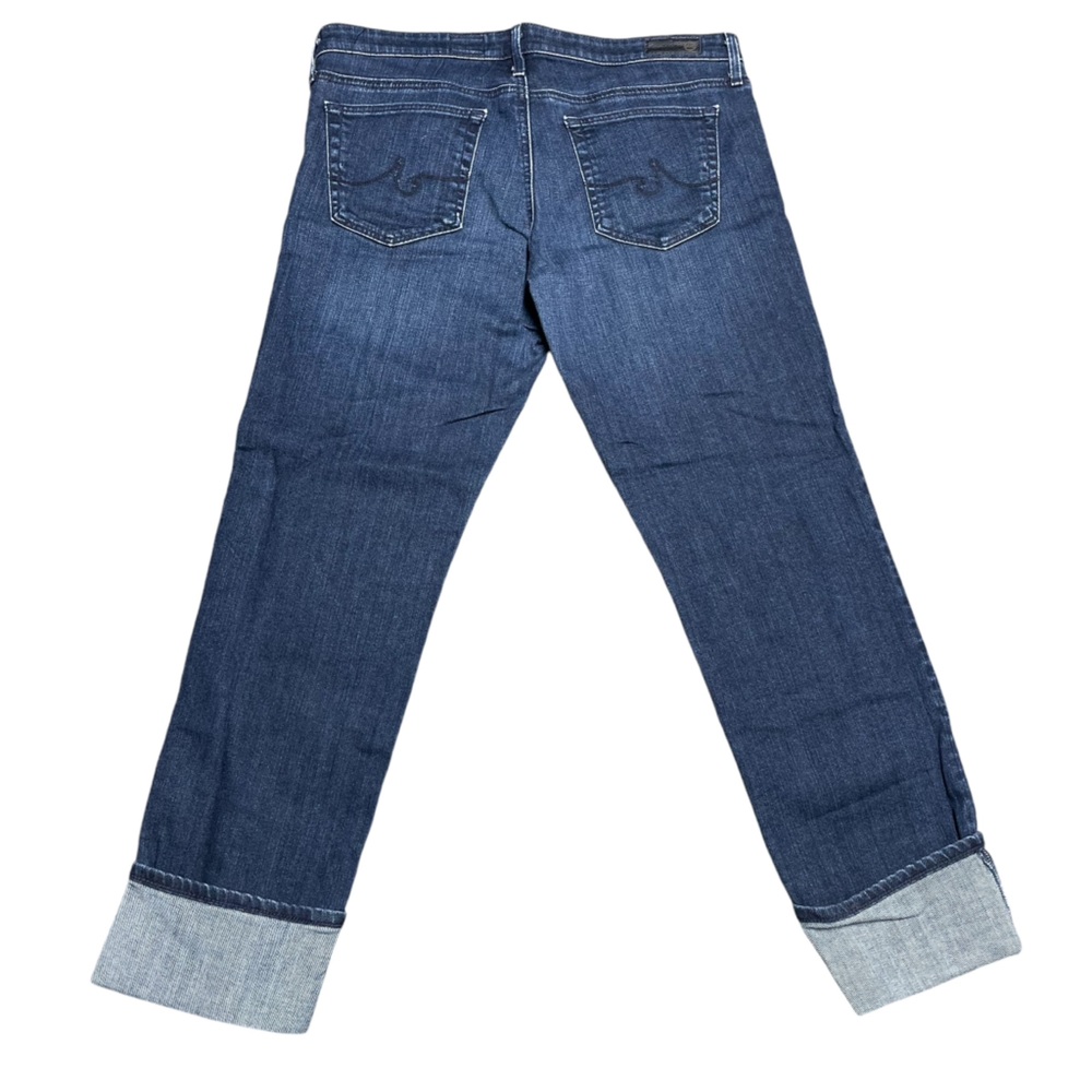 AG Adriano Goldschmied Women’s 31 The Stevie Cuff Slim Straight Jeans in EUC - Picture 4 of 14